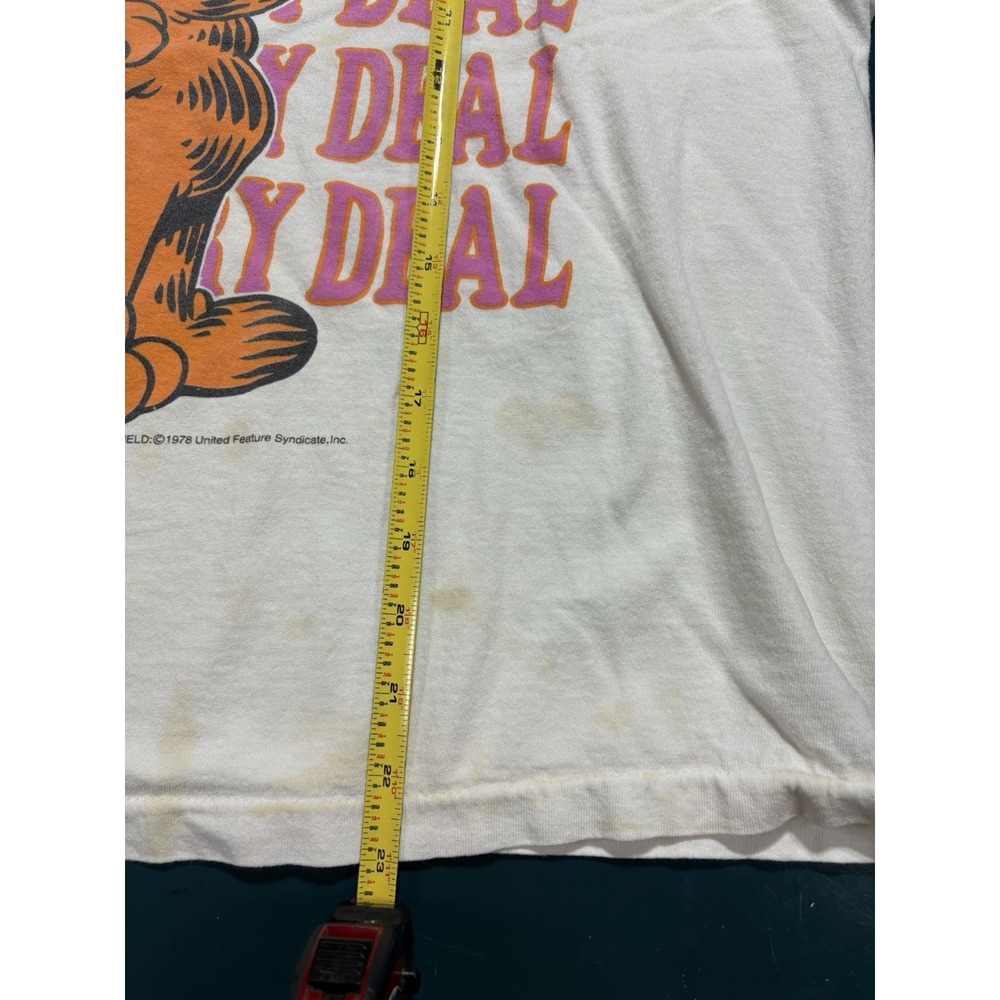 Vintage 1978 Garfield All Over Print T-Shirt Boxy Small‎ Single Stitch Made USA - Picture 15 of 15